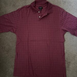 Van Heusen Men's Maroon Polo Shirt